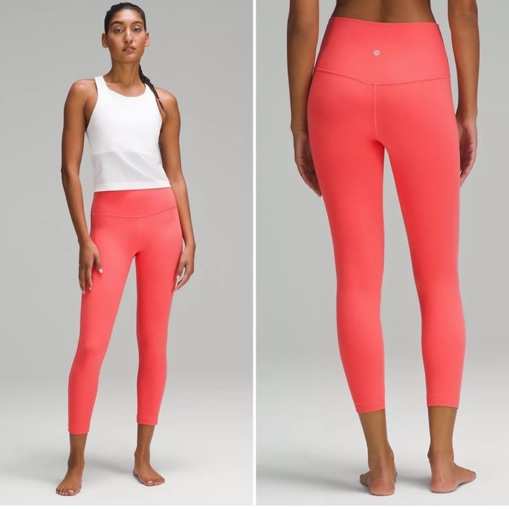 13. Lululemon Align High-Rise Pant 25” in Pale Raspberry